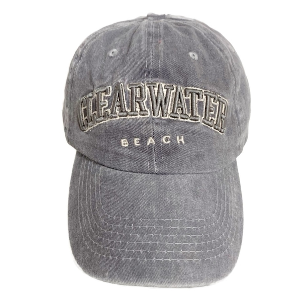 Sunkisskap 100% Cotton Clearwater Beach Florida Embroider Six Panel Baseball Cap